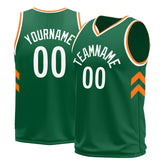 Custom Green Basketball Jersey Athletic Sports Shirts For Aldult Youths